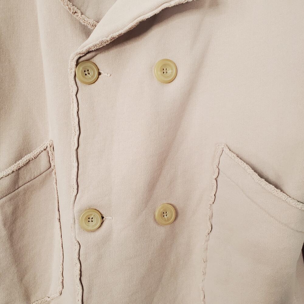 Frank & Eileen Mini Belfast Biscotti Triple Fleece Cropped Sweatshirt Coat Large - Picture 6 of 9